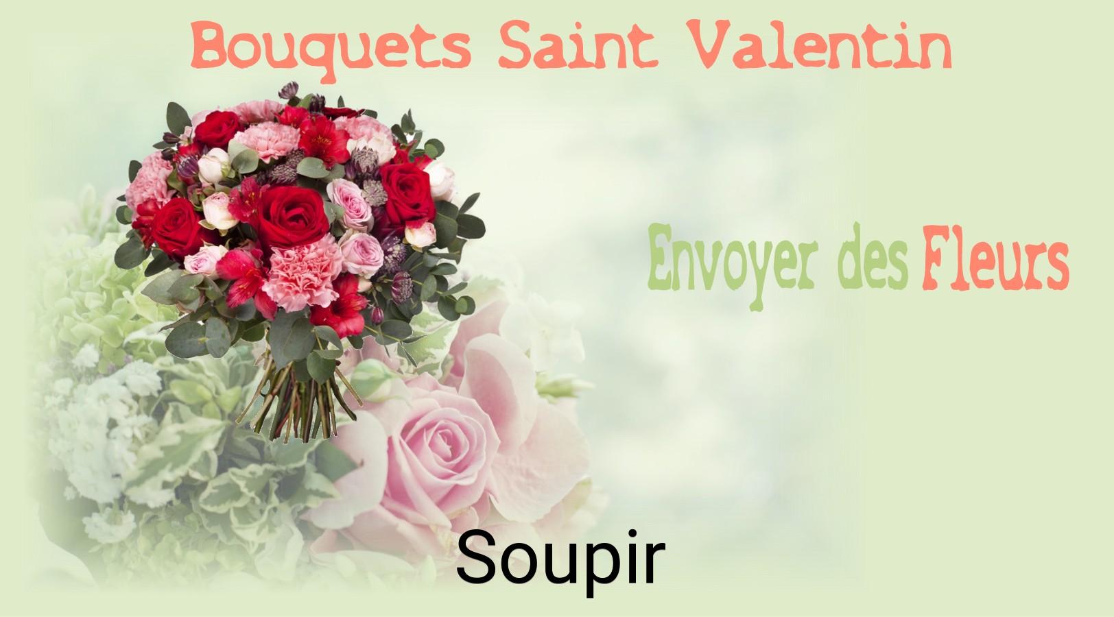 Roses de Saint-Valentin livrées à Soupir